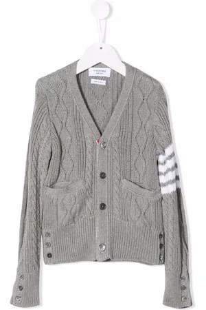 Thom Browne Cardigan con dettaglio a 4 righe
