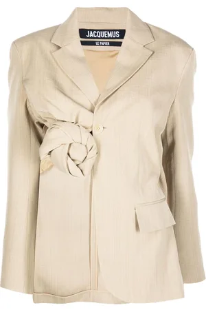 Jacquemus Blazer asimmetrico crop Baccala