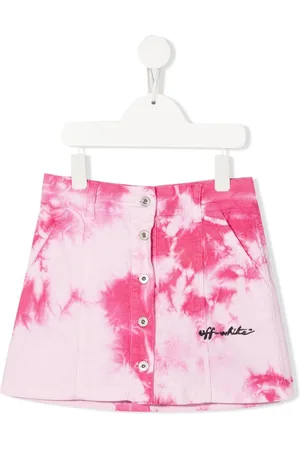 OFF-WHITE Gonna con fantasia tie-dye