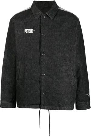 UNDERCOVER Giacca-camicia denim con stampa x Psycho