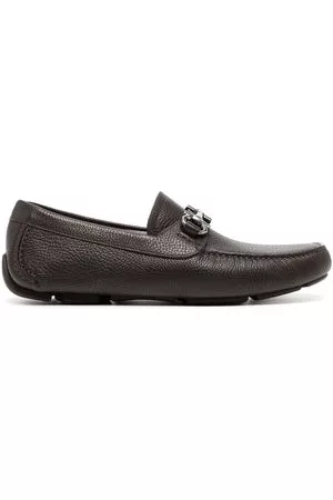 Salvatore Ferragamo Mocassini Gancini con morsetto - Marrone