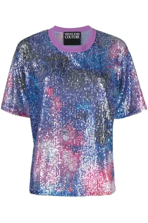VERSACE T-shirt con paillettes