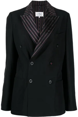 Maison Margiela Blazer monopetto a righe