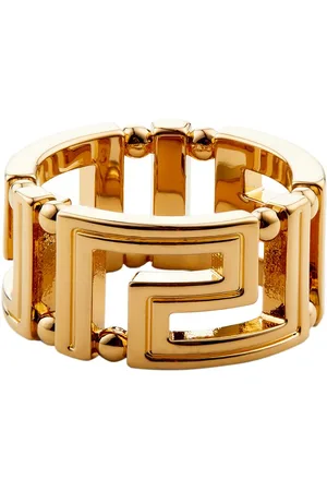 VERSACE Anello Greca con dettaglio cut-out