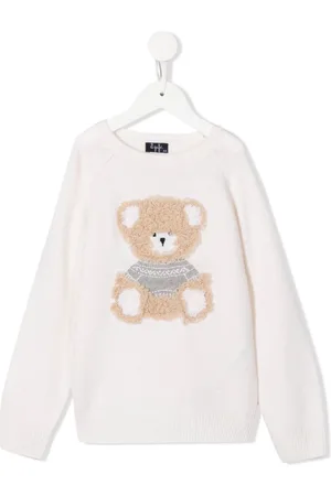 Il gufo Maglione con dettaglio Teddy Bear