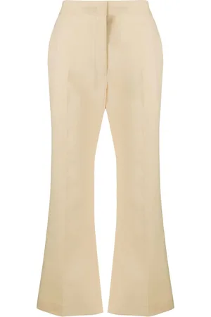 Jil Sander Pantaloni svasati a vita alta
