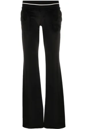Palm Angels Pantaloni sportivi con orlo a righe