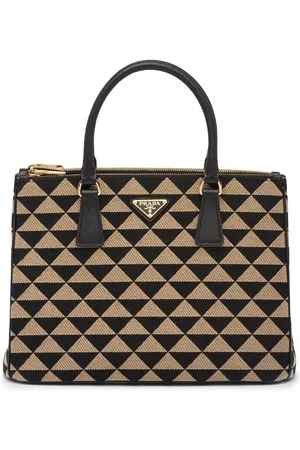 Prada Borsa tote Galleria media con motivo jacquard