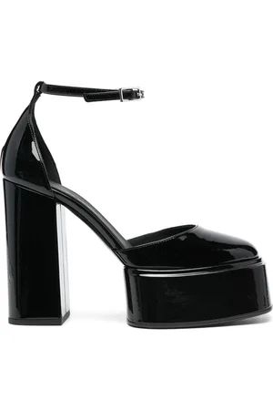 3Juin Pumps con plateau 115mm in pelle
