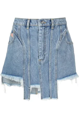 Natasha Zinko Minigonna denim asimmetrica