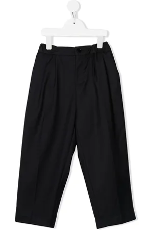 DOUUOD KIDS Pantaloni con dettagli a pieghe