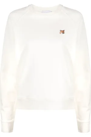 Maison Kitsuné Felpa con applicazione volpe