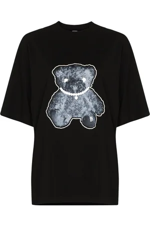 We11 Done T-shirt con collana di perle