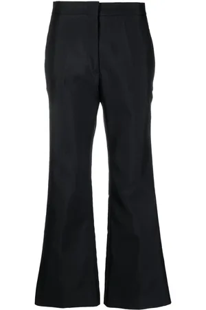 Jil Sander Pantaloni svasati a vita alta