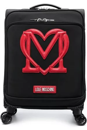 Love Moschino Valigia con logo - Nero
