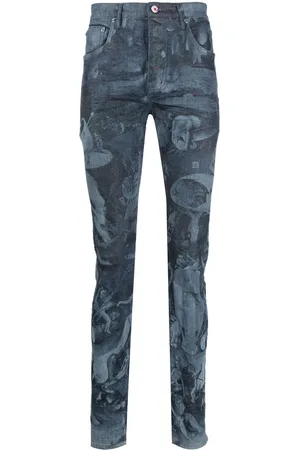 Purple Brand Jeans skinny con stampa
