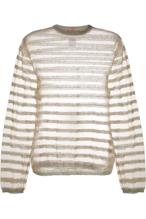 ECKHAUS LATTA Maglione semi trasparente a maniche lunghe