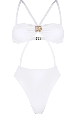 Dolce & Gabbana Costume intero con placca logo