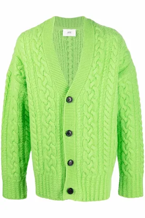 Ami Cardigan con maniche a spalla bassa