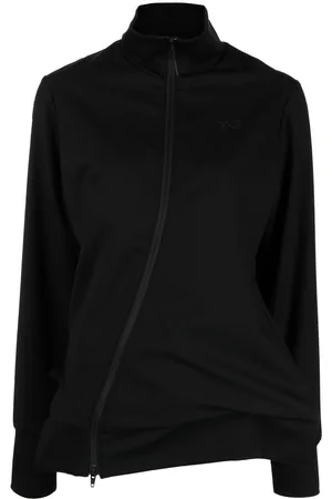 Y-3 Felpa asimmetrica con zip