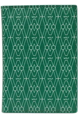 Wolf Portacarte bi-fold con logo