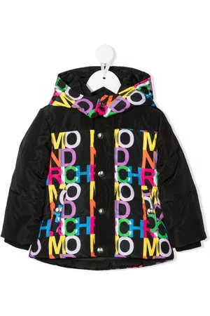 John Richmond Junior Piumino con stampa - Nero