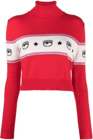 Chiara Ferragni Maglione a collo alto Logomania