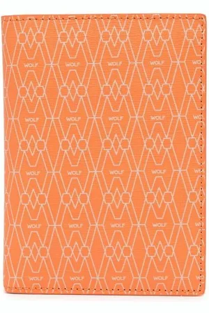 Wolf Portafoglio bi-fold con stampa