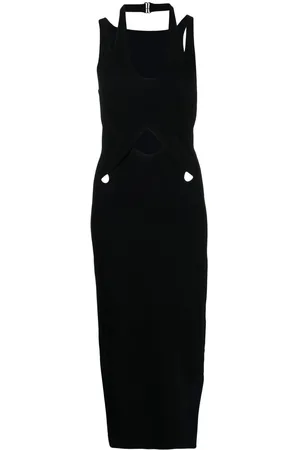 DION LEE Abito midi con dettaglio cut-out