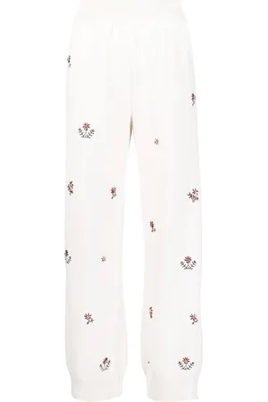 Barrie Pantaloni con ricamo