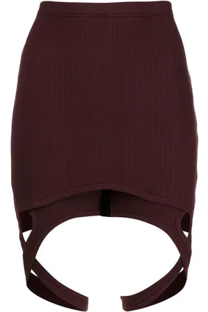 DION LEE Minigonna Double Lock