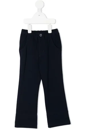 Familiar Pantaloni dritti con vita elasticizzata