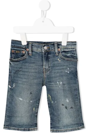 Ralph Lauren Shorts denim con stampa