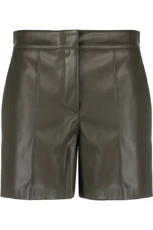 BLANCA Shorts a vita alta in finta pelle