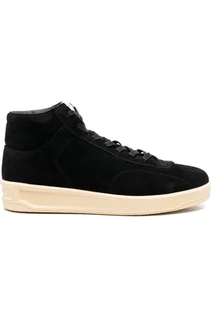 Jil Sander Sneakers alte con logo goffrato