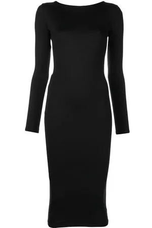 Alix NYC Donna Vestiti scollati - Abito midi Eden con scollatura posteriore - Nero