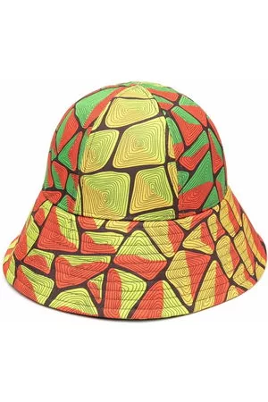 Puccini Donna Cappello Bucket - Cappello bucket Tartuca con stampa - Arancione