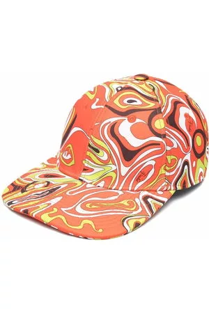 Puccini Donna Fascia - Cappello da baseball con stampa Africana - Arancione