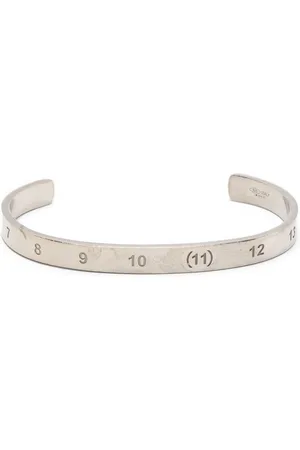 Maison Margiela Bracciale rigido Numerical inciso
