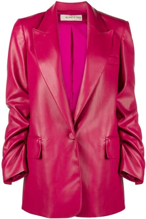 BLANCA Blazer monopetto in finta pelle