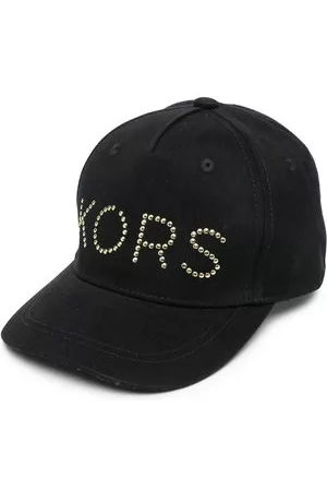 Michael Kors Cappelli con visiera - Cappello da baseball con logo borchiato - Nero