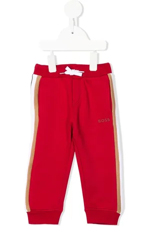 HUGO BOSS Pantaloni sportivi con dettaglio a righe