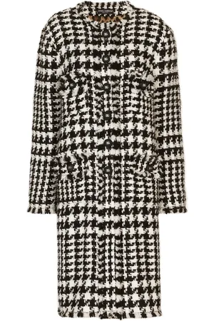 Dolce & Gabbana Cappotto monopetto in tweed