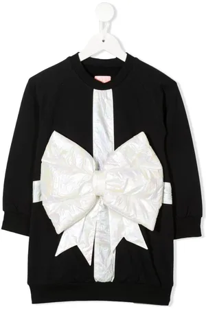 Wauw Capow by Bangbang Abito modello maglione con fiocco