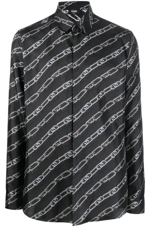 Fendi Camicia con stampa FF