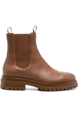 Gianvito Rossi Stivaletti con punta tonda