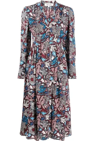 Diane von Furstenberg Abito midi a fiori