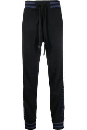VERSACE Pantaloni sportivi con banda laterale