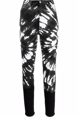 Philipp Plein Pantaloni slim con fantasia tie-dye