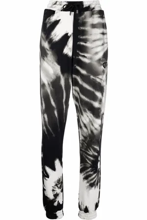 Philipp Plein Pantaloni sportivi con fantasia tie dye